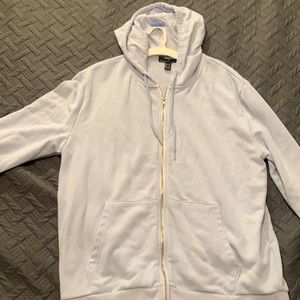 Lavender/Baby Blue Forever 21 Hoodie Size L